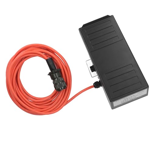 TIG Fußregler, Fußschalter mit Schiebepotentiometer, 14 Pin, 8 Meter Kabel, DC5~15V - Robustes Edelstahlgehäuse, Einfache Bedienung, Für AC/DC TIG Schweißgeräte von PODSJD