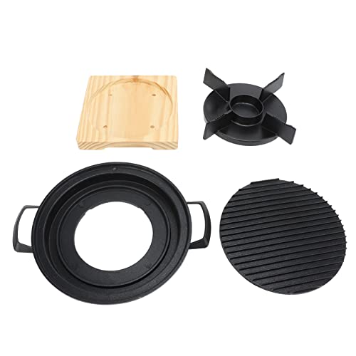 Tragbarer BBQ -Grill, Aluminiumguss -Aluminium mit synthetischen Holzplatten, kompaktes leichtes Design - langlebiger hitzebeständiger Lebensmittelmaterial, einfacher Montage und Tragbarer BBQ -Grill, Aluminiumguss -Aluminium mit synthetischen Holzplatten, kompaktes leichtes Design - langlebiger hitzebeständiger Lebensmittelmaterial, einfacher Montage und von PODSJD