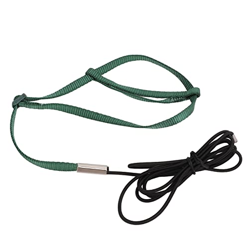 Papageien Geschirr mit Leine - Verstellbares Nylon Vogelgeschirr, Leicht & Komfortabel, Sicherer Haken, Für Papageien & Kleine Vögel, Ideal als Haustier Halsband & Laufseil von PODSJD