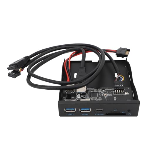 Langlebiger USB3.2 Gen1 Typ C Dloppy Drive Panel 5Gbit / S Plug and Play Front Panel USB3.2 19Pin Hub für XP 7 8 10 11 2003 für, Effiziente Desktop -Schnittstellenkonvertierung von POENVFPO