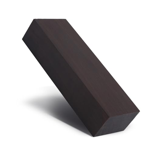 POENVFPO 12 4 2, 5 Ebenholzholz, DIY-MATERIAL HOLZ BLANK Schwarz Holzgrifflatte für Musikinstrumente Werktzeuge von POENVFPO