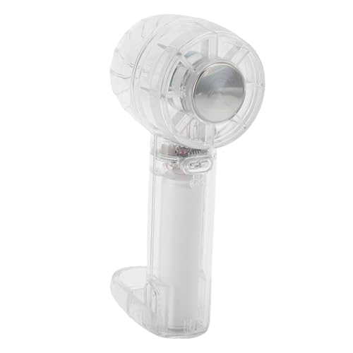 POENVFPO 4,8 M/s Wind Handheld -Lüfter Low Rauschbetrieb Tragbarer Handheld -Lüfter Wiederaufladbarer Akku für Outdoor (WHITE) von POENVFPO