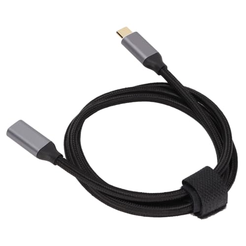POENVFPO 4K 100W PD 5A Typ C Erweiterungskabel Flexible Nylon Geflochtenes Kabel für Mobiltelefone und Spielekonsolen (1m) von POENVFPO