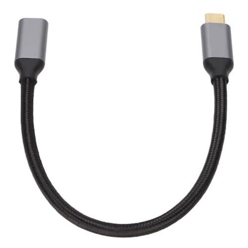 POENVFPO 4K 100W PD 5A Typ C Erweiterungskabel Flexible Nylon Geflochtenes Kabel für Mobiltelefone und Spielekonsolen (25CM) von POENVFPO