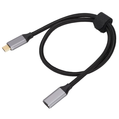 POENVFPO 4K 100W PD 5A Typ C Erweiterungskabel Flexible Nylon Geflochtenes Kabel für Mobiltelefone und Spielekonsolen (50cm) von POENVFPO