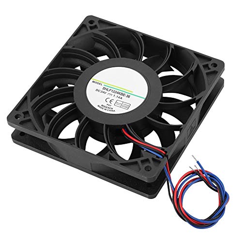 POENVFPO Advanced Design DC24V Kühlungslüfter - Silent Heat Dissipation für FFB1224EH - Doppelkugelrad, Effektive Übertragung des Wechselrichters, der für die Verwendung des Servers Geeignet Ist POENVFPO Advanced Design DC24V Kühlungslüfter - Silent Heat Dissipation für FFB1224EH - Doppelkugelrad, Effektive Übertragung des Wechselrichters, der für die Verwendung des Servers Geeignet Ist von POENVFPO