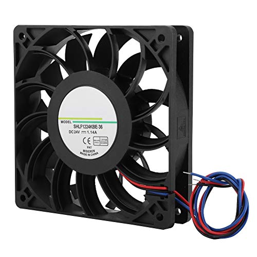POENVFPO DC24V 1.14A 12 Cm Wechselrichterkühlungslüfter für Fast Wärme -Dissipationserver - Doppelkugellager, Stiller Betrieb, Hohe Leistung für Extreme Kühlung oder Serveranwendung POENVFPO DC24V 1.14A 12 Cm Wechselrichterkühlungslüfter für Fast Wärme -Dissipationserver - Doppelkugellager, Stiller Betrieb, Hohe Leistung für Extreme Kühlung oder Serveranwendung von POENVFPO