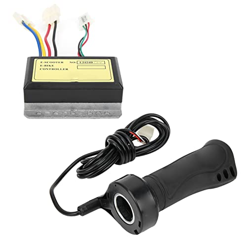 POENVFPO Electric Cycling Controller -Lenker -Set Long Long Thumb GRAP Pinsel Controller Erweiterter Kabel Handgriff Set Elektromutrücker 12V 250W von POENVFPO