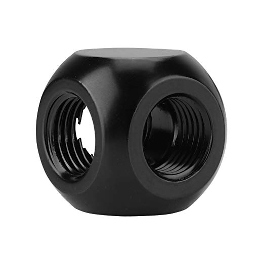 POENVFPO Halteles Messinggewinde-Rohranschluss-Adapter für PC-Wasserkühlung 3-Wege-Gewinde-Typ-Stecker für das PC-Wasserkühlsystem POENVFPO Halteles Messinggewinde-Rohranschluss-Adapter für PC-Wasserkühlung 3-Wege-Gewinde-Typ-Stecker für das PC-Wasserkühlsystem von POENVFPO