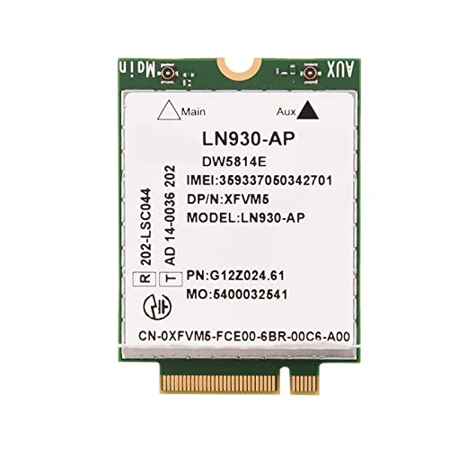 POENVFPO Hochleistungs 4G WWAN M.2-Karte mit GNSS & A-GPS für eine Genaue Positionierung auf Laptops und Unterhaltungselektronik von POENVFPO