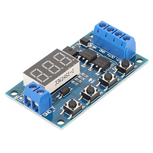 POENVFPO Smart Dual MOS-Rohrsteuermodul Hochleistungs-Timer-Verzögerungsschaltschaltschaltplatine für Motorsteuerung 5-30 V, LED Light Digital Time Delay Relay POENVFPO Smart Dual MOS-Rohrsteuermodul Hochleistungs-Timer-Verzögerungsschaltschaltschaltplatine für Motorsteuerung 5-30 V, LED Light Digital Time Delay Relay von POENVFPO