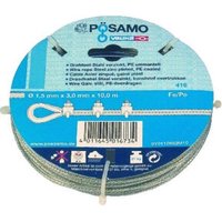 PÖSAMO Drahtseil im Ringen 6x3 galZn/umm. 1,5/3mmx10m von PÖSAMO