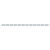 PÖSAMO Uhrkette vernickelt 1,4mm Ro.25m (130x60) von PÖSAMO