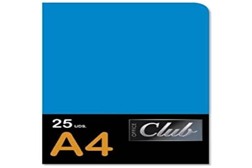 POESSA A4-Unterordner, 220 g, Blau, 25 Stück von POESSA