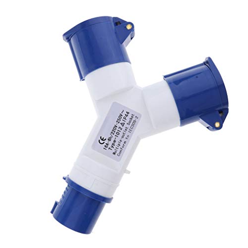 POFET 16A Steckdose 2-Wege-Splitter 220V 3-poliger wasserdichter elektrischer Anschluss POFET 16A Steckdose 2-Wege-Splitter 220V 3-poliger wasserdichter elektrischer Anschluss von POFET