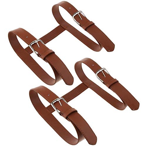 POFET 2 Stück Tragegurt für Picknickdecke Throw Travel Rug Leder Tragegurt von POFET