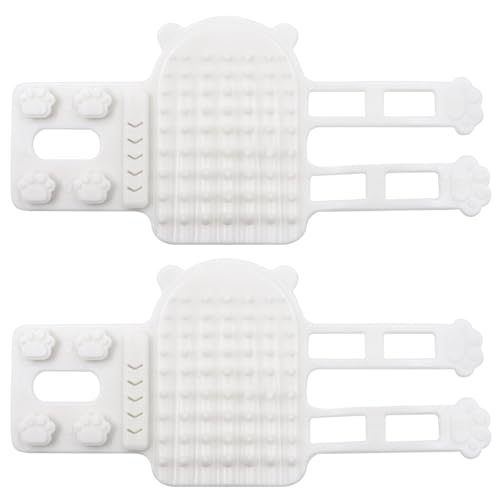 POFET 2Pcs 2-in-1 Self-Cleaning Cat Brush, Pet Scratching Artifact, Grooming and Scratching Tool for Cats, Pet Tickling Artifact, Reduces Shedding and Keeps Fur Healthy von POFET