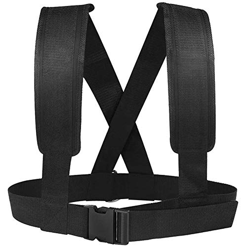 POFET Black Sled Harness Resistance Training Reifenzuggurt Speed ​​Exerciser von POFET