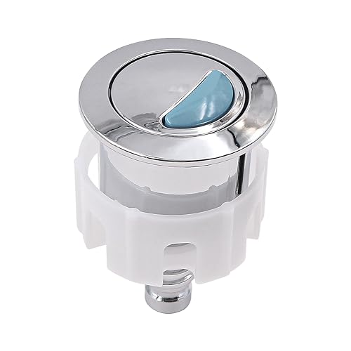 POFET Ersatz Toiletten Druckknopf, runder Doppel Ablaufknopf, kompatibel mit Ideal Standard-Spülkasten von POFET