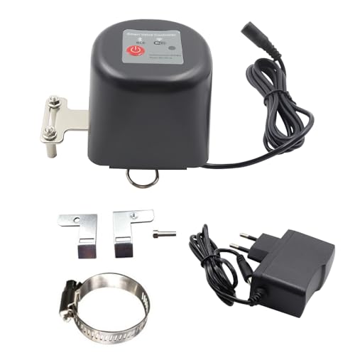 POFET Intelligentes Wasserventil, WLAN-Wassertimer, unterstützt Mobiltelefon-Fernbedienung, kompatibel mit Smart Life Tuya, unterstützt Sprachassistent von POFET