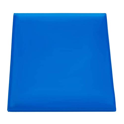 POFET Komfort Motorrad Sitz Gel Pad Stoßdämpfer Matten Kissen Zubehör Motorrad Sitz Kissen (25 x 25 x 2 cm) Blau von POFET