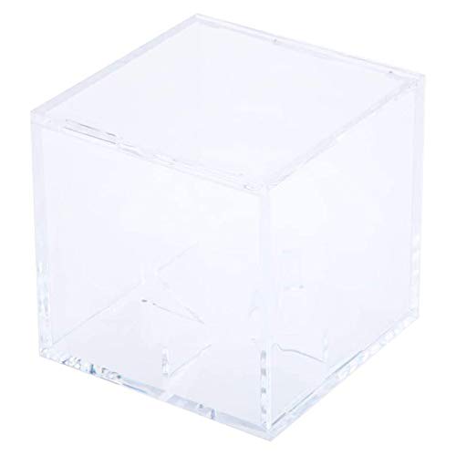 POFET Quadratische Baseball-Vitrine Transparente Showbox mit Ständerhalterung Baseball-Halter POFET Quadratische Baseball-Vitrine Transparente Showbox mit Ständerhalterung Baseball-Halter von POFET