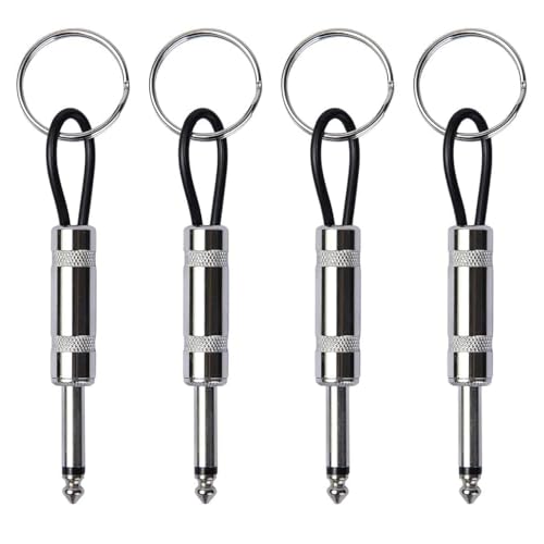 POFET Schlüsselhalter Wand, Keyboard Jack Rack 2.0 JCM800 Gitarrengriffbrett Hakenhalter zur Schlüsselhausbefestigung mit 4 Schlüsselhaltern Schlüsselhalter Set von POFET