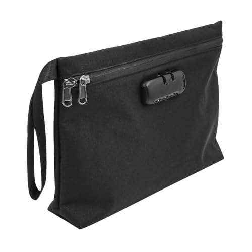 POFET Sicherheits-Geruchssichere Tasche mit Zahlenschloss, 11,8 x 7,88 Zoll, wasserdichte Geldtasche, geruchsdichte Tasche für Herren und Damen, tragbar von POFET