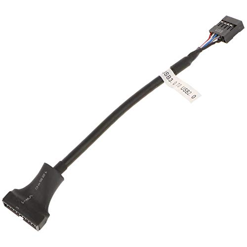 POFET USB 3.0 20-poliger Header-Stecker auf USB 2.0 9-poliger weiblicher Adapter-Konverterkabel von POFET