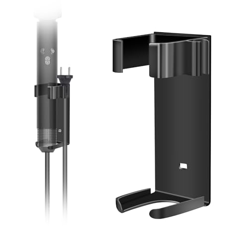 Halterung für Dyson Airwrap, Wandhalterung Halter ohne Bohren für Glätteisen, Halterung kompatibel mit Dyson Airwrap, für Verschiedene Haar Curling Eisen Fässer, Glätteisen, Glättbürste(Schwarz) Halterung für Dyson Airwrap, Wandhalterung Halter ohne Bohren für Glätteisen, Halterung kompatibel mit Dyson Airwrap, für Verschiedene Haar Curling Eisen Fässer, Glätteisen, Glättbürste(Schwarz) von POFIBO