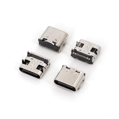 10 Stücke USB 3.1 Typ C 16-Pin SMT Buchse Ladeanschluss PCB Lötanschluss von POGHYD