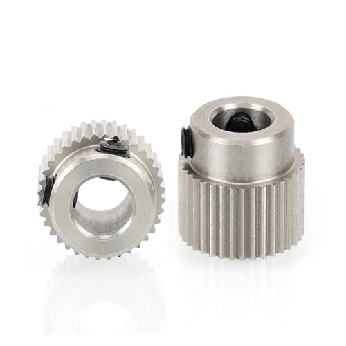 10 stücke MK7 Extrusion Getriebe 36 Bohrung 5mm Extruder Feeder Treiber Pulley 3D Drucker Teile Edelstahl Räder 10 stücke MK7 Extrusion Getriebe 36 Bohrung 5mm Extruder Feeder Treiber Pulley 3D Drucker Teile Edelstahl Räder von POGHYD