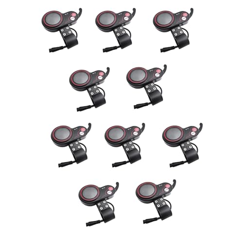 10X QS-S4 48V-60V Daumen-Gashebel LCD-Anzeige Meter for Zero 8 9 10 8X 10X Elektroroller 6PIN Anzeige Zubehör von POGHYD