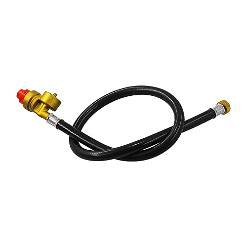 26 Zoll Kraftstoff Propan Butangas Tragbarer Campingkocher Ersatzregler mit Schlauch Umbau auf 1LB Entsorgungsflasche 26 Zoll Kraftstoff Propan Butangas Tragbarer Campingkocher Ersatzregler mit Schlauch Umbau auf 1LB Entsorgungsflasche von POGHYD