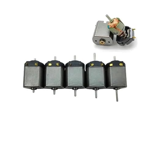 5-poliger 130-Elektronikstarter, DC6V-24V, 12V, 18V, Hochgeschwindigkeitsmotor, Doppelwelle, 2 mm, HO-Skala, Modelleisenbahnwagen (Modell B) (Modell A) von POGHYD