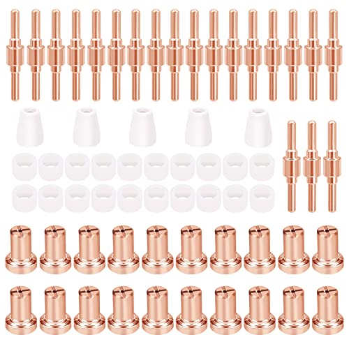 65-teiliges Plasmaspitzen-Elektroden- und Düsen-Kit, Verbrauchsmaterial for PT31 30 40 50 Plasmaschweißwerkzeuge von POGHYD