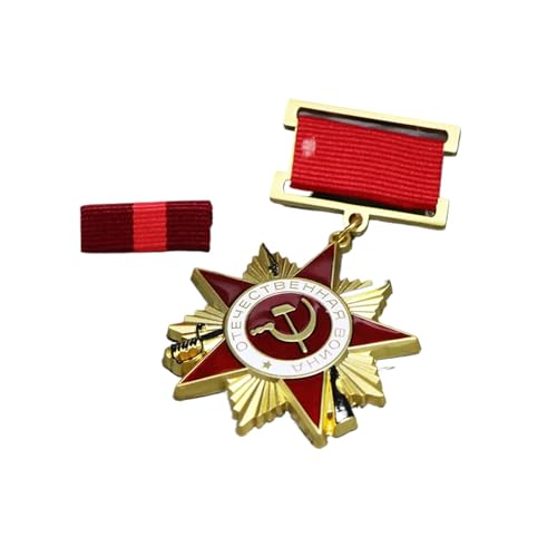 Die Sowjetunion 1942 Version des Ordens der Verteidigung Abzeichen Lenins Rote Flagge Held Medaille Pins(Light Green) von POGHYD