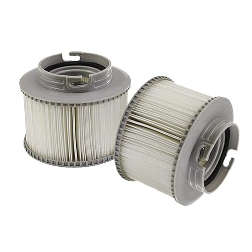 Filterpumpe for Schwimmbäder, kompatibel mit MSPA FD2089 K808 MDP66 M-Spa, aufblasbarer, Filterkartuschenpumpe, Ersatzset (1 Stück) (2 Stück) von POGHYD