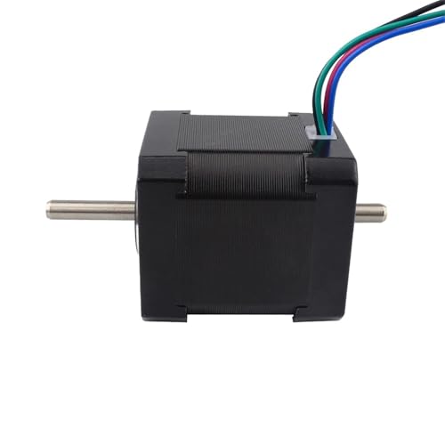 For STEPPERONLINE for Nema 17 Schrittmotor 48 mm 59 Ncm 2-Phasen-Doppelwellen-Schrittmotor 2 A 4-adrig for 3D-Drucker CNC XYZ For STEPPERONLINE for Nema 17 Schrittmotor 48 mm 59 Ncm 2-Phasen-Doppelwellen-Schrittmotor 2 A 4-adrig for 3D-Drucker CNC XYZ von POGHYD