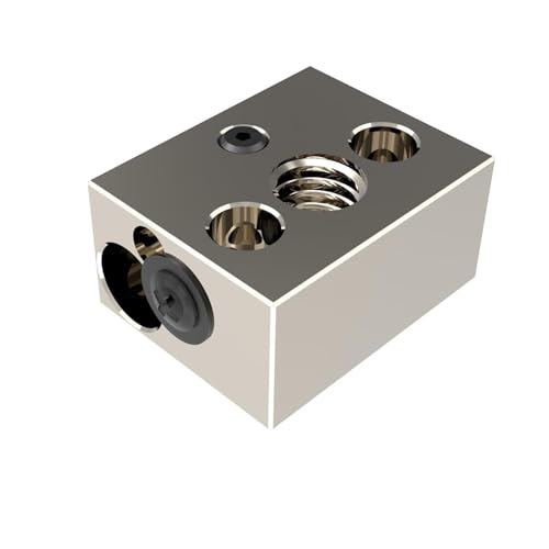 Heatbreaker Kupferbeschichteter Heizblock for Direct Drive Extruder Pro for Ender 3 S1 for Smart Pro Kit (1 Stück Kupfer mit Socke) von POGHYD