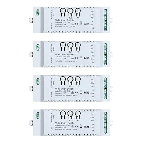 POGHYD 4X 2CH WiFi Smart Switch DIY Timer APP 85-265V USB 5V 2,4G WiFi Home Automation Modul for Hause POGHYD 4X 2CH WiFi Smart Switch DIY Timer APP 85-265V USB 5V 2,4G WiFi Home Automation Modul for Hause von POGHYD
