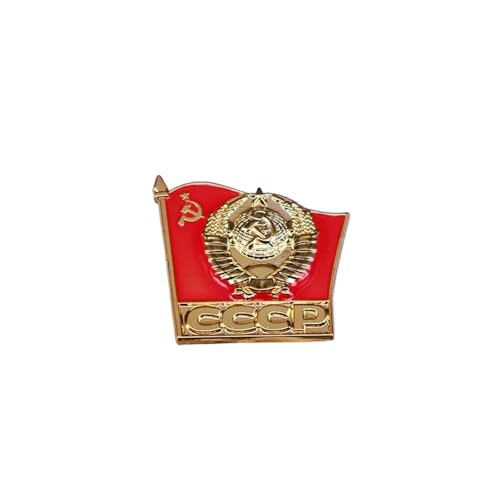 Sowjetische rote Flagge-Medaille, russische Emaille-Pins, Vintage-Emblem, UDSSR-Abzeichen, russische Medaillen-Brosche Sowjetische rote Flagge-Medaille, russische Emaille-Pins, Vintage-Emblem, UDSSR-Abzeichen, russische Medaillen-Brosche von POGHYD