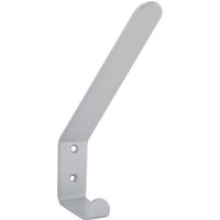 Pohl - Huthaken Kleiderhaken Amenti Breite 25mm, Höhe 141mm - Wandhaken für Hüte, Stahl silberfarbig von POHL