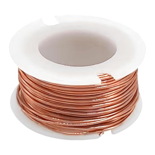 Kupferdraht 0,2 mm*10 m,Kupferlackdraht,Isoliert Magnetdraht zur Herstellung eines Elektromagnet-Motormodells,Vielseitig einsetzbar Kupferdraht 0,2 mm*10 m,Kupferlackdraht,Isoliert Magnetdraht zur Herstellung eines Elektromagnet-Motormodells,Vielseitig einsetzbar von POHOVE