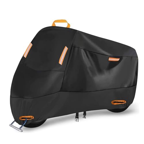 POIBNZ Motorrad Abdeckplane für Honda Super Cub 125 2020-2024, Wasserdicht UV-Beständige Reißfeste Motorradabdeckung, Staubdicht Breathable Motorrad Outdoor Regenschutz von POIBNZ