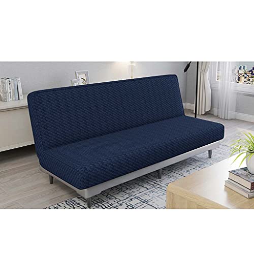 Armless Schlafsofa-Bezüge Sofaüberwurf Ohne Armlehne 3/2 Sitzer Elastischer Sofabezug Clic Clac Sofahusse Schonbezug Couch überzug Sofabettüberzug Abdeckung Husse (Color : B) von POIUYT