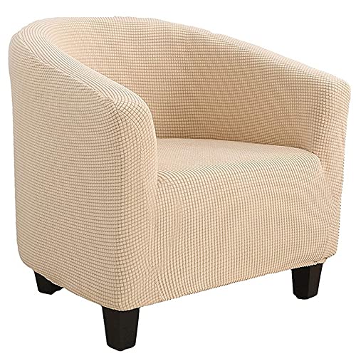 Cocktailsessel Bezug/Husse Überzug Sesselbezug Sesselüberwurf Elastisch Stretch Sesselhusse Sesselschoner Modisch Muster für Clubsessel Loungesessel (Color : #4, Size : 1 Piece) von POIUYT