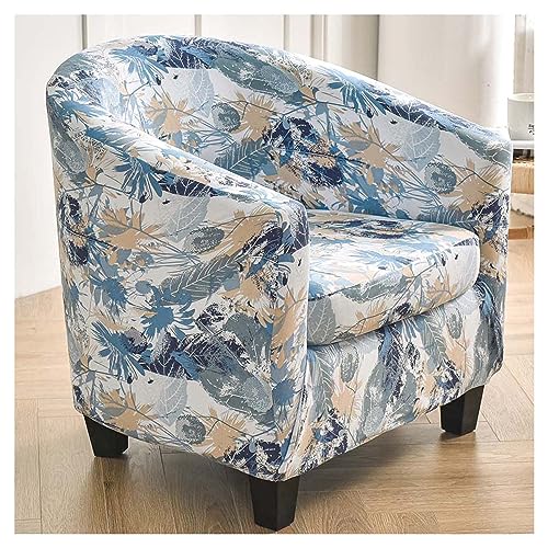Sesselschoner Hussen Cocktailsessel Sesselüberwurf Sesselhusse Sesselbezug Jacquard Elastisch Stretch Husse für Cafe Stuhl Sessel (Color : #11) von POIUYT