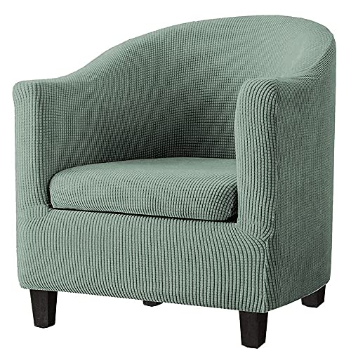 Sesselschoner Sesselhusse Sesselüberwürfe Sesselbezug Sofabezug Jacquard Elastisch Stretch Couch Überwurf Husse für Cafe Stuhl Sessel Loungesessel Cocktailsessel (Color : HH, Size : 1PC) von POIUYT