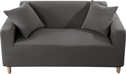 Sofa Überzug l Form XXL Ecksofa Sofabezug Stretch Sofahusse Groß Bunt Muster Couchbezug Elastische mit Ottomane Links/Rechts Für 2 Kostenloser Kissenbezug (Color : #6, Size : 2 Sitzer (145-185cm)) von POIUYT